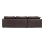 Thurlow 3 Piece Left Modular Sectional Espresso Brown Leather XQ-1024-20 XQ 1024 20 Thurlow back shadsilo