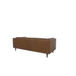 Woods Sofa Brown Leather XQ-1025-03 XQ 1025 03 Woods diagL back shadsilo