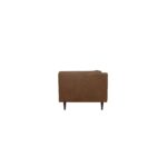 Woods Sofa Brown Leather XQ-1025-03 XQ 1025 03 Woods side left shadsilo