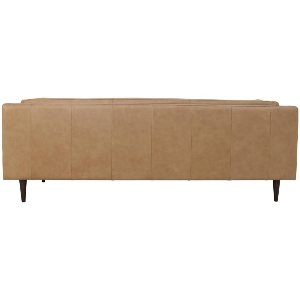 Woods Sofa Tan Leather - Image 4