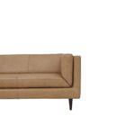 Woods Sofa Tan Leather XQ-1025-40 XQ 1025 40 Woods closeup02 shadsilo