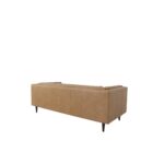 Woods Sofa Tan Leather XQ-1025-40 XQ 1025 40 Woods diagL back shadsilo