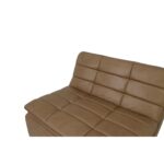 Lino Slipper Chair Tan Leather XQ-1026-40 XQ 1026 40 Lino closeup shadsilo