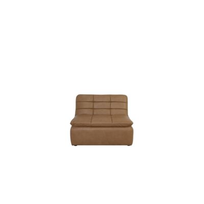 Lino Slipper Chair Tan Leather