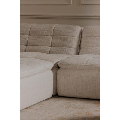 Lino Armless Modular Sofa Textured Oat XQ-1028-34 XQ 1028 34 10