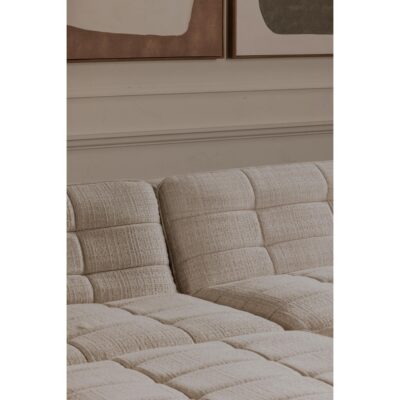 Lino Armless Modular Sofa Textured Oat XQ-1028-34 XQ 1028 34 12