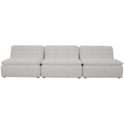 Lino Armless Modular Sofa Textured Oat