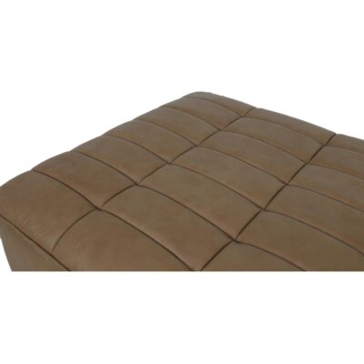 Lino Armless Modular Sofa Tan Leather XQ-1028-40 XQ 1028 40 Lino closeup shadsilo