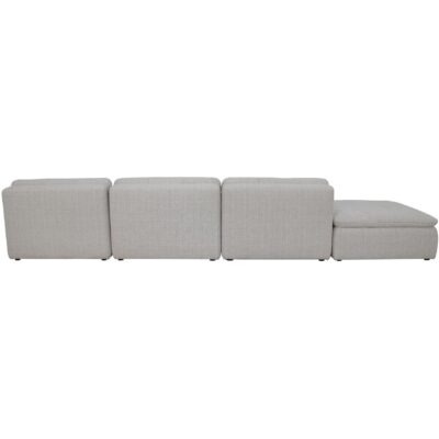 Lino Lounge Modular Sectional Textured Oat XQ-1029-34 XQ 1029 34 Lino back shadsilo