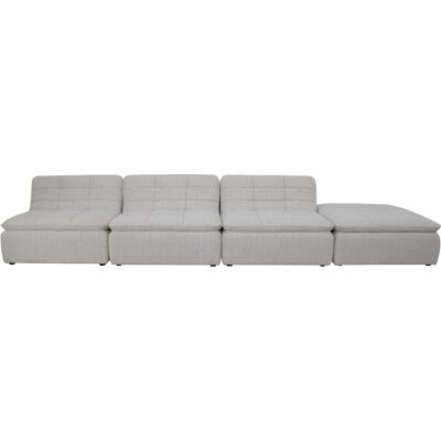Lino Lounge Modular Sectional Textured Oat