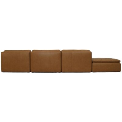 Lino Lounge Modular Sectional Tan Leather XQ-1029-40 XQ 1029 40 Lino back shadsilo