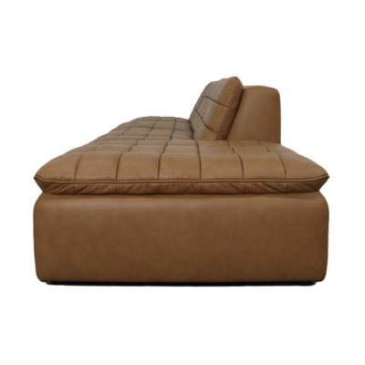 Lino Lounge Modular Sectional Tan Leather XQ-1029-40 XQ 1029 40 Lino side left shadsilo