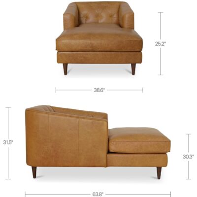 Dunmore Chaise Tan XQ-1031-40 XQ 1031 40 70 dim