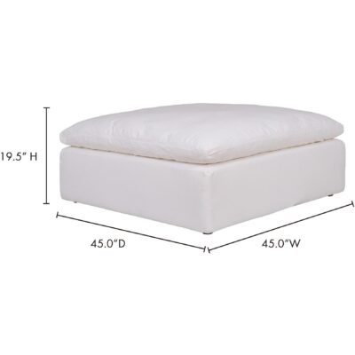 Clay Ottoman Livesmart Fabric White YJ-1002-05 YJ 1002 05 70
