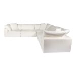 Clay Classic L Modular Sectional Livesmart Fabric White YJ-1010-05 YJ 1010 05 01