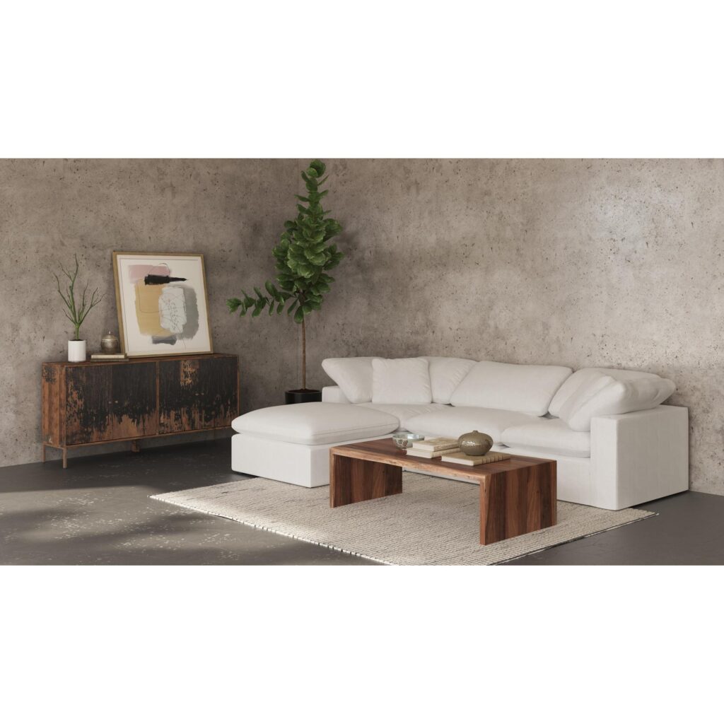 Terra Condo Ottoman Livesmart Fabric Cream YJ-1014-05 YJ 1014 05 50