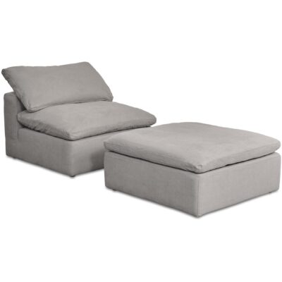 Terra Condo Ottoman Livesmart Fabric Light Grey 11 Terra Condo Ottoman Livesmart Fabric Light Grey YJ-1014-29 YJ 1014 29 04