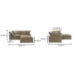 Terra Nook Modular Sectional Performance Fabric YJ-1016-16 YJ 1016 16 70