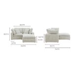Terra Condo Nook Modular Sectional YJ-1016-49 YJ 1016 49 70