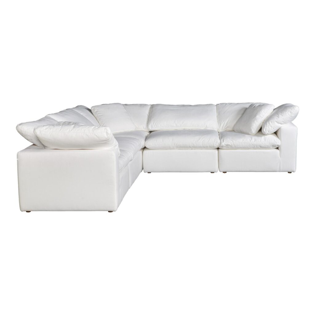 Terra Condo Classic L Modular Sectional Livesmart Fabric Cream YJ-1017-05 YJ 1017 05 01