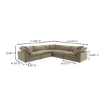 Terra Classic L Modular Sectional Performance Fabric YJ-1017-16 YJ 1017 16 70