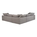 Terra Condo Classic L Modular Sectional Livesmart Fabric Light Grey YJ-1017-29 YJ 1017 29 03