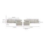 Terra Condo Classic L Modular Sectional YJ-1017-49 YJ 1017 49 70