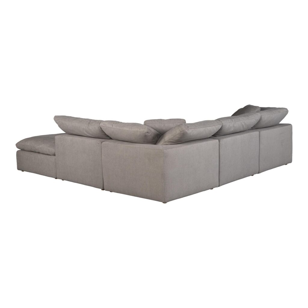 Terra Condo Dream Modular Sectional Livesmart Fabric Light Grey YJ-1018-29 YJ 1018 29 02