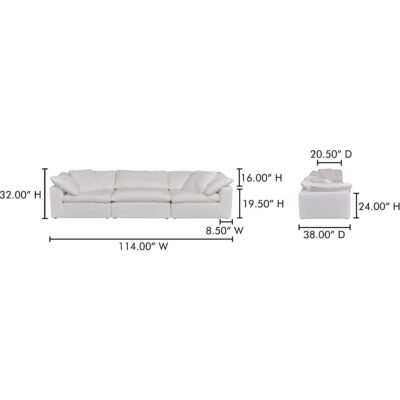 Terra Modular Sofa Performance Fabric 13 Terra Modular Sofa Performance Fabric YJ-1027-05 YJ 1027 05 70