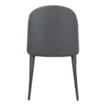 Burton Dining Chair Black Fade Vegan Leather (Set of 2) YM-1002-07 YM 1002 07 03