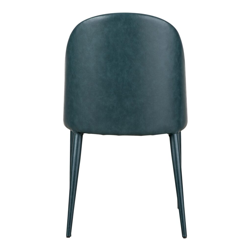 Burton Dining Chair Dark Teal Vegan Leather (Set Of 2) - Image 7