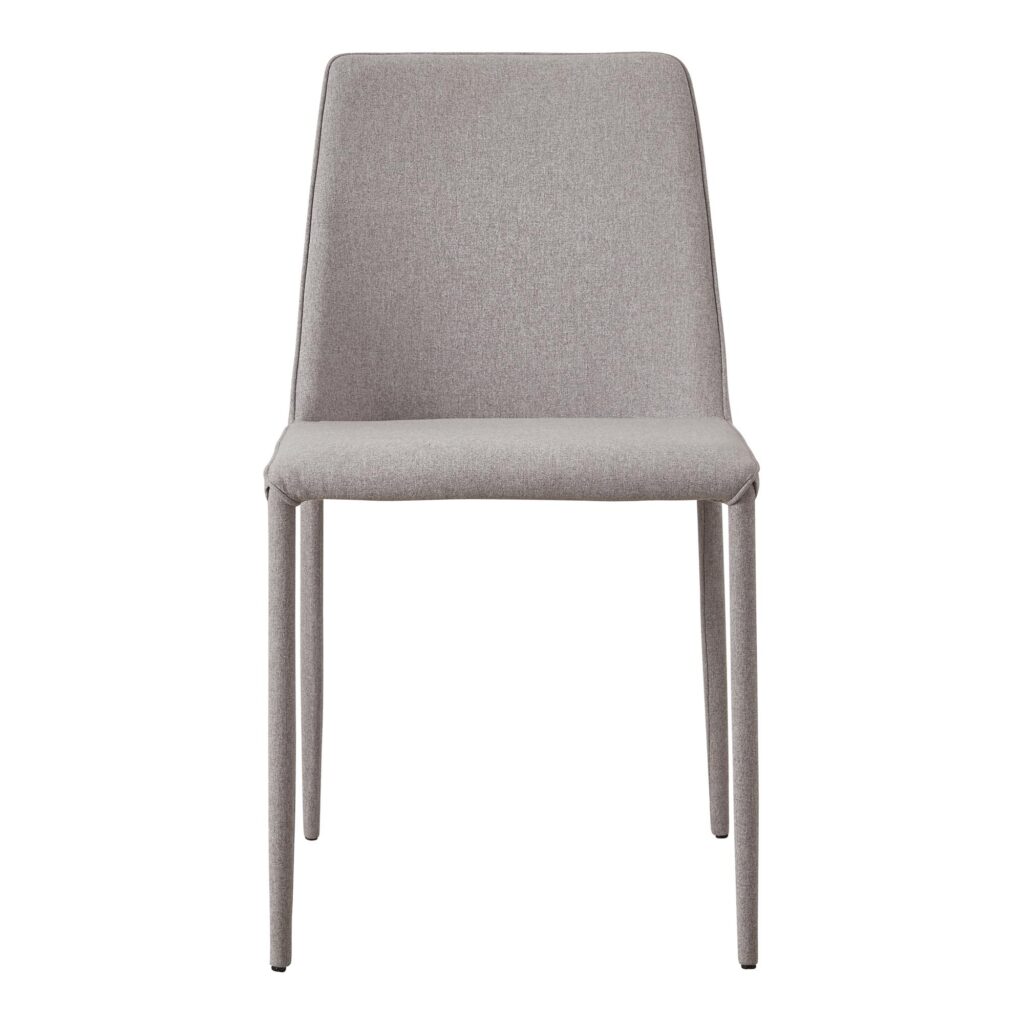 Nora Fabric Dining Chair Light Grey (Set of 2) YM-1003-15 YM 1003 15