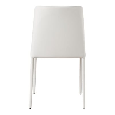 Nora Dining Chair White Vegan Leather-Set Of Two 16 Nora Dining Chair White Vegan Leather-Set Of Two YM-1004-18 YM 1004 18 03