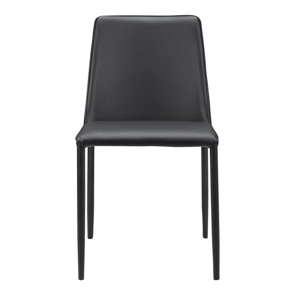 Nora Pu Dining Chair Black (Set of 2) YM-1004-29 YM 1004 29