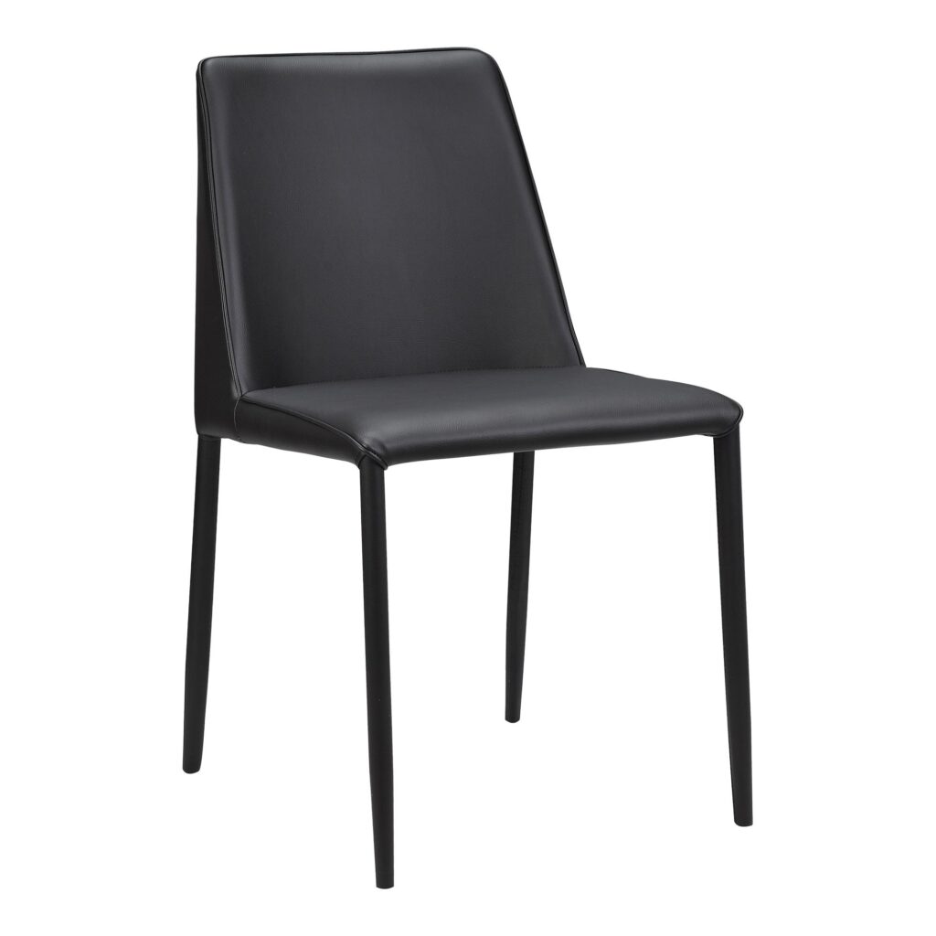 Nora Pu Dining Chair Black (Set of 2) YM-1004-29 YM 1004 29 01