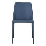 Nora Dining Chair Ocean Cavern Grey Vegan Leather (Set of 2) YM-1004-41 YM 1004 41