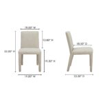 Monte Dining Chair Performance Fabric -Set Of Two YM-1008-34 YM 1008 34 70