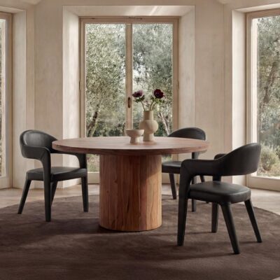 Martens Dining Chair Black Leather 4 Martens Dining Chair Black Leather YM-1009-02 YM 1009 02 10