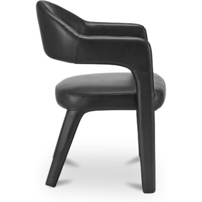Martens Dining Chair Black Leather 12 Martens Dining Chair Black Leather YM-1009-02 YM 1009 02 Martens side shadsilo