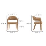 Martens Dining Chair Brown Leather YM-1009-03 YM 1009 03 70