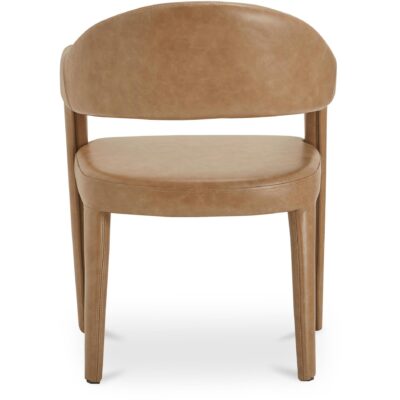 Martens Dining Chair Brown Leather YM-1009-03 YM 1009 03 Martens back shadsilo