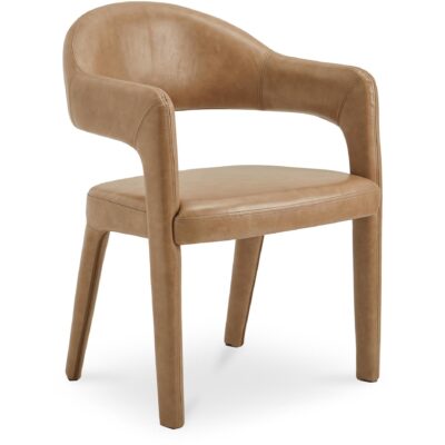 Martens Dining Chair Brown Leather