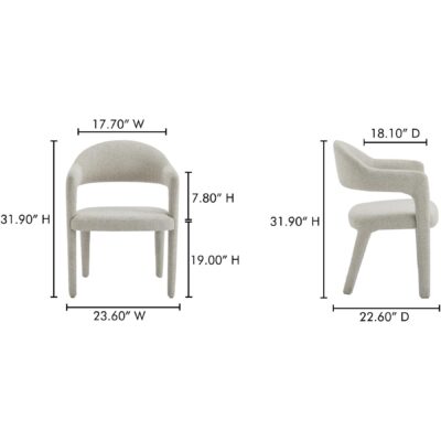 Martens Dining Chair Beige YM-1009-34 YM 1009 34 70