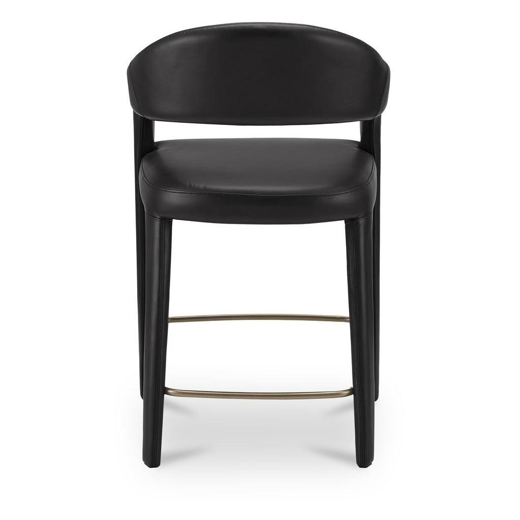 Martens Counter Stool Black Leather 5 Martens Counter Stool Black Leather - Image 5