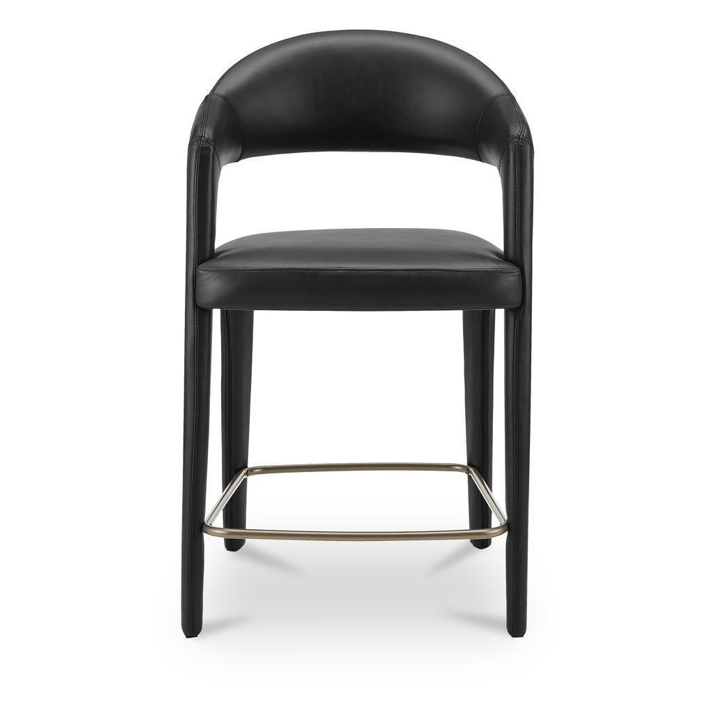 Martens Counter Stool Black Leather 1 Martens Counter Stool Black Leather