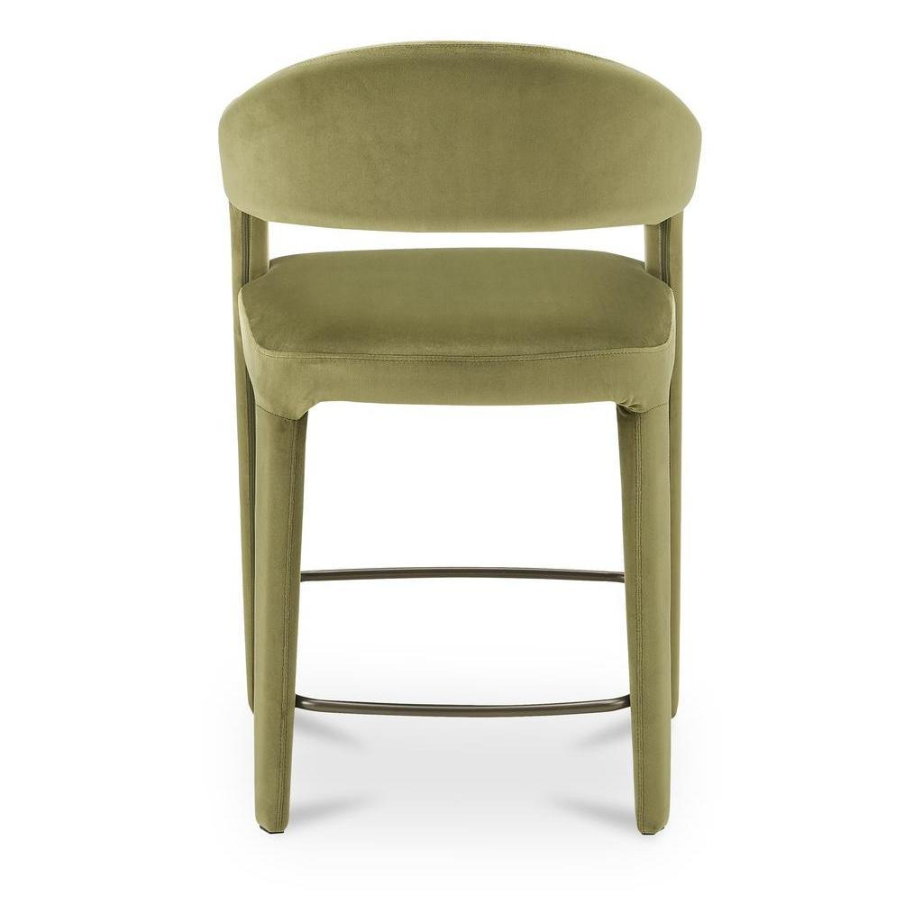 Martens Counter Stool Green Velvet 5 Martens Counter Stool Green Velvet - Image 5