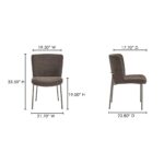 Early Dining Chair Dark Brown - Set Of Two YM-1012-20 YM 1012 20 70