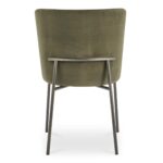 Early Dining Chair Faux Green Mohair - Set Of Two YM-1012-27 YM 1012 27 Early back shadsilo