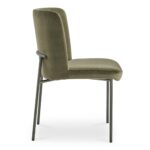 Early Dining Chair Faux Green Mohair - Set Of Two YM-1012-27 YM 1012 27 Early side shadsilo
