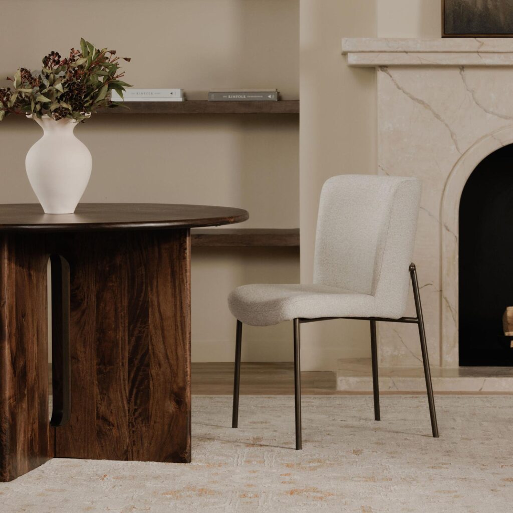 Early Dining Chair Beige - Set Of Two - Image 6